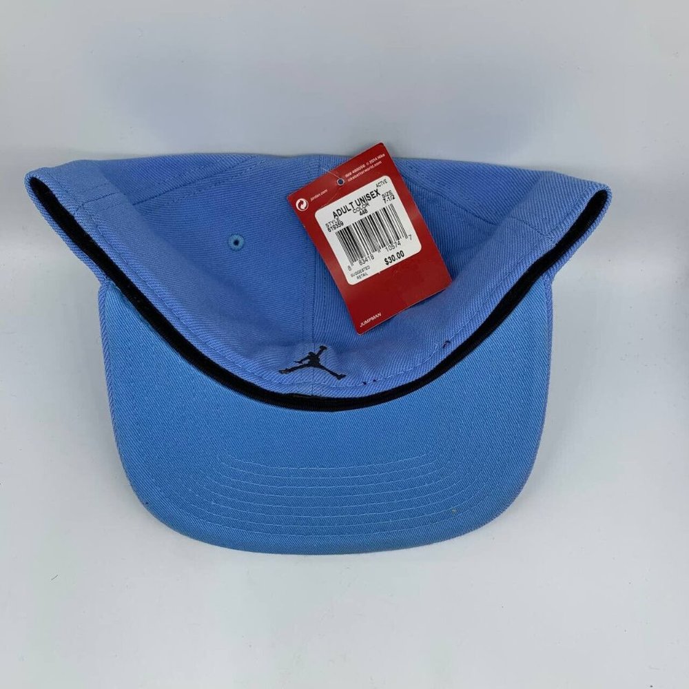 Air Jordan UNC Jumpman Hat 7 1/2 Fitted Cap Chicago Bulls Men - Picture 3 of 6